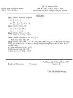 DE KSCL KỲ I TOAN 7