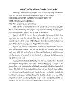 MỘT SỐ PHẦN HÀNH KẾ TOÁN Ở NHÀ MÁY