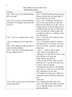 CÂU HỎI ÔN TẬP KHOA 4