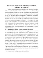 MỘT SỐ GIẢI PHÁP GÓP PHẦN HẠN CHẾ VÀ PHÒNG NGỪA RỦI RO TÍN DỤNG