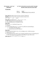 Đề thi môn Toán tuyển vào THPT chuyên Lê Quý Đôn Bình Định (2003-2004)