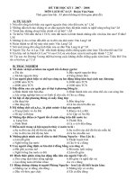 de cuong on tap hk I su 6