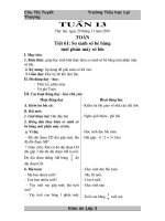 Giao an lop 3 tuan 13