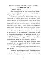 MỘT SỐ Ý KIẾN ĐÓNG GÓP NHẰM NÂNG CAO KHẢ NĂNG CẠNH TRANH CỦA CÔNG TY