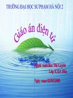 DẠY BÀI LIÊN KẾT CỘNG HÓA TRỊ
