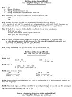 Đề thi học sinh giỏi lớp 3 - Tháng 10