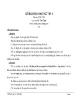 Kế hoạch dạy học ngữ văn 8 ( chuẩn KT_KN)