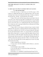 GIỚI THIỆU KHÁI QUÁT VỀ CÔNG TY CỔ PHẦN THỦY SẢN CAFATEX