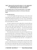 THỰC TRẠNG KẾ TOÁN BÁN HÀNG VÀ XÁC ĐỊNH KẾT QUẢ KINH DOANH TẠI CÔNG TY CỔ PHẦN THƯƠNGMẠI MÁY TÍNH ANH MINH