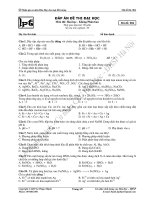 Đề thi đại học môn hóa mã đề 004