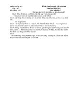 ĐỀ THI CHỌN HSG LỚP 5