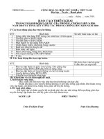 bao cao trien khai phong chong HIV