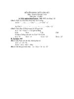 Đề kiểm định toán 8