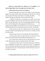 ĐÁNH GIÁ TÌNH HÌNH TÀI CHÍNH CỦA XÍ NGHIỆP 61 VÀ NHỮNG BIỆN PHÁP NÂNG CAO HIỆU QUẢ SỬ DỤNG VỐN