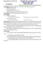 DE KIEM TRA HOC KI I TOAN 6