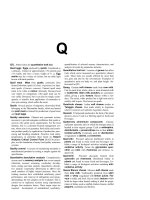 Từ điển công nghệ thực phẩm - Q