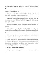 PHÂN TÍCH TÌNH HÌNH TRẢ LƯƠNG TẠI CÔNG TY XÂY DỰNG SÔNG ĐÀ 8