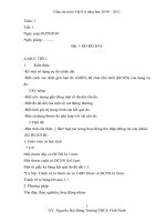 giáo án li 6 tuần 1 tới tuần 15