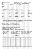 ĐỀ THI HSG (TOÁN- VĂN) LỚP 2