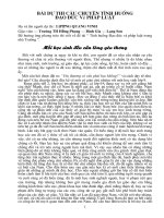 bai thi viet cau chuyen tinh huong dao duc _ phap luat