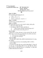 THI HỌC KY I LỚP 11 (10-11)