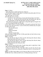 Đề - đáp án văn 10