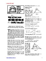 Xác định các yếu tố trong tam giác