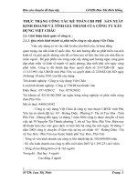 THỰC TRẠNG CÔNG TÁC KẾ TOÁN CHI PHÍ   SẢN XUẤT KINH DOANH VÀ TÍNH GIÁ THÀNH CỦA CÔNG TY XÂY DỰNG VIỆT CHÂU