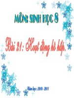 Hoạt động hô hấp - Hay đấy.