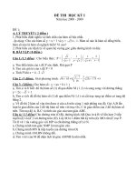 ĐỀ THI HKY I TOÁN 9