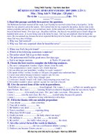 De chon hoc sinh Gioi thi cap Huyen -08-09