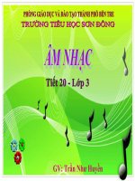 Giáo án âm nhạc 2