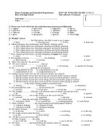 test 45 mins no2 grade 11