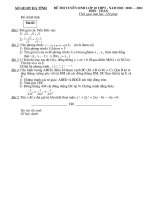 Đề thi vào THPT Hà Tĩnh 2010 - 2011