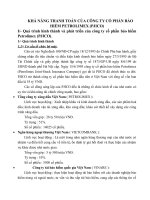 KHẢ NĂNG THANH TOÁN CỦA CÔNG TY CỔ PHẦN BẢO HIỂM PETROLIMEX