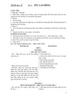 giáo án tuần 16, 17