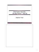 Information Security: The Big Picture – Part III