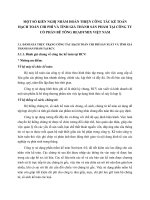 MỘT SỐ KIẾN NGHỊ NHẰM HOÀN THIỆN CÔNG TÁC KẾ TOÁN HẠCH TOÁN CHI PHÍ VÀ TÍNH GIÁ THÀNH SẢN PHẨM TẠI CÔNG TY CỔ PHẦN BÊ TÔNG READYMIX VIỆT NAM
