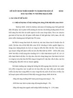 ĐỀ XUẤT HOÀN THIỆN NGHIỆP VỤ MARKETING BÁN LẺ HÀNG HOÁ TẠI CÔNG TY THƯƠNG MẠI HÀ NỘI