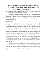 MỘT SỐ NHẬN XÉT VÀ Ý KIẾN ĐẾ XUẤT NHẰM HOÀN THIỆN CÔNG TÁC KẾ TOÁN Ở CÔNG TY CỔ PHẦN GẠCH MEN THĂNG LONG