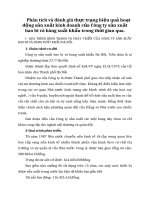 Phân tích và đánh giá thực trạng hiệu quả hoạt động sản xuất kinh doanh của Công ty sản xuất bao bì và hàng xuất khẩu trong thời gian qua