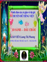Luyen tu & cau :so sanh - dau cham