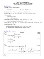 Bộ đề thi HK1 lớp 11(có đáp án chi tiết)