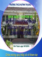 chuyên đề: Số chính phương