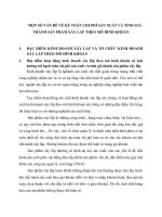 MỘT SỐ VẤN ĐỀ VỀ KẾ TOÁN CHI PHÍ SẢN XUẤT VÀ TÍNH GIÁ THÀNH SẢN PHẨM XÂY LẮP THEO MÔ HÌNH KHOÁN