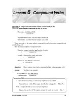 Grammar And Usage For Better Writing - Compound Verbs
