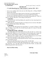 KẾ HOẠCH CHIẾC ÁO BẠN BÈ