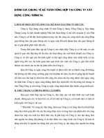 Đánh giá chung về kế toán tổng hợp tại công ty xây dựng công trình 54