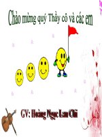 Tiet 8 : NOI VONG TAY LON