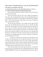 Thực trạng vốn kinh doanh và tạo lập vốn kinh doanh tại Công ty gạch ốp lát Hà Nội